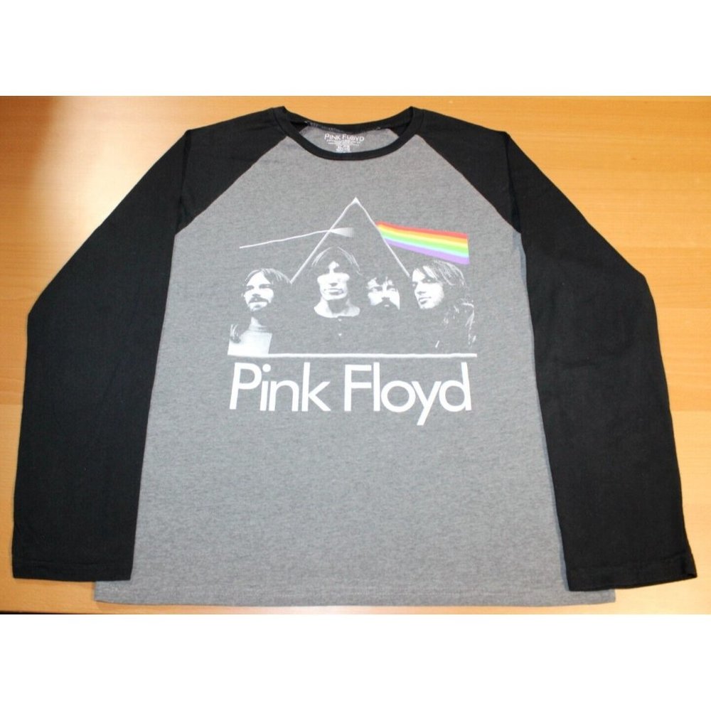 Pink Floyd DARK SIDE OF THE MOON Long Sleeve Shirt XL Rainbow Band Graphic Tee